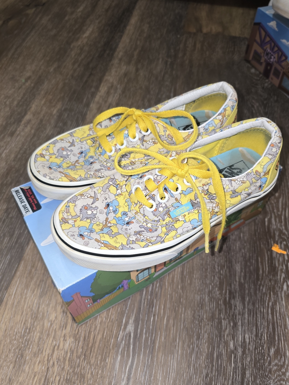 Vans x The Simpsons Era Itchy & Scratchy Shoes Men 3.5 Women 5 2020 w/ Box